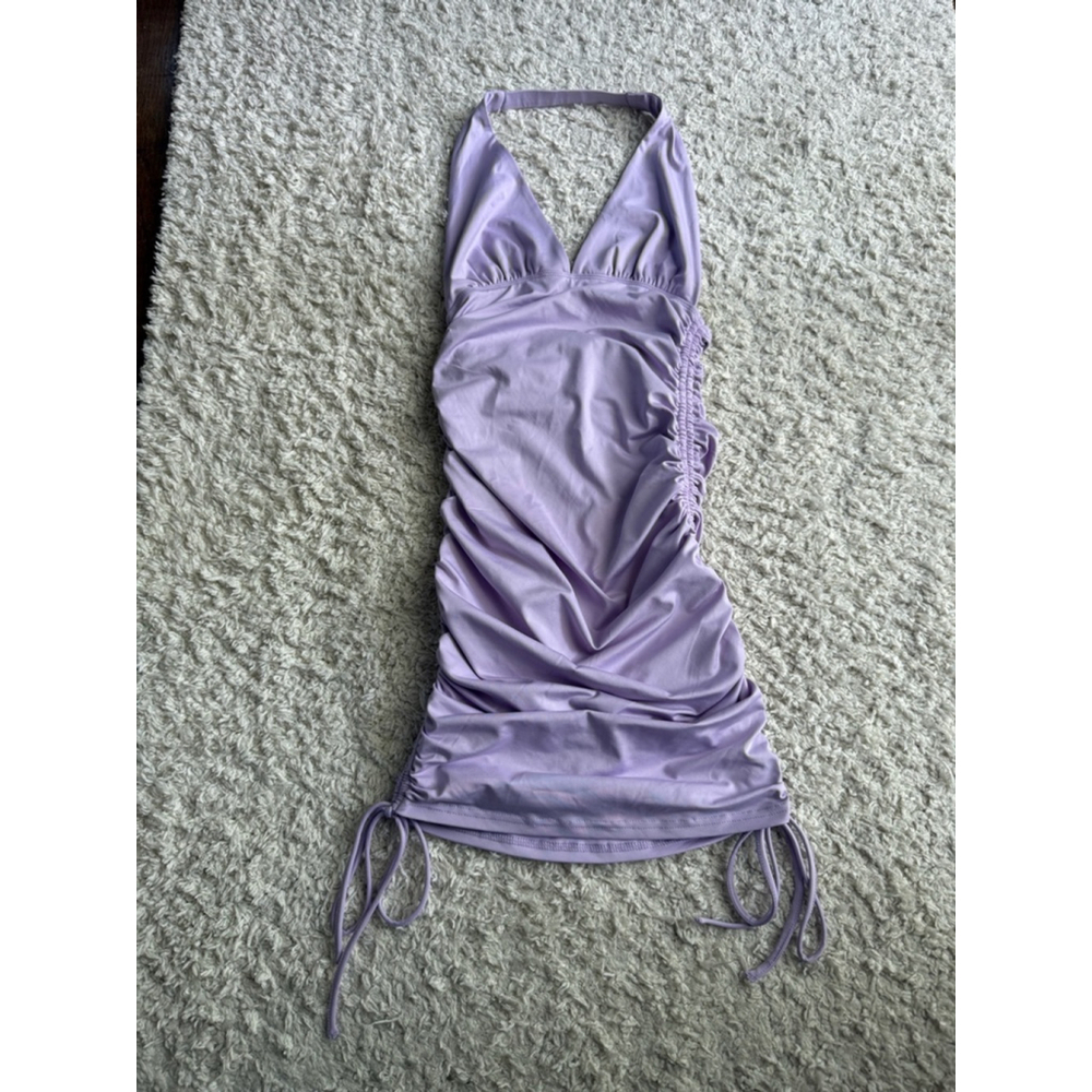 Women's Princess Polly Mini Dress Size 4 Purple Halter